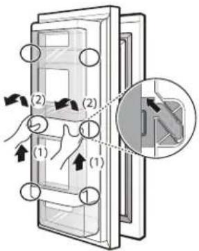 LG LFXS28596D - Compartiment Porte dans la porte - 2