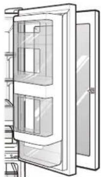 LG LFXS28596D - Porte dans la porte avec technologie InstaView (sur certains modèles) - 1