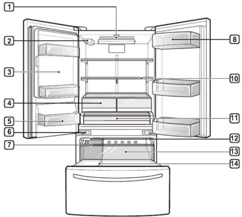 LG LFXS28596D - Interior - 1