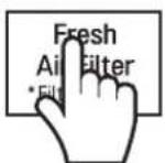 LG LFXS28596D - Replacing the Fresh Air Filter - 5