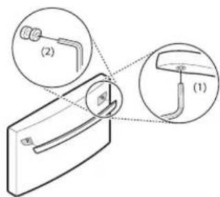 LG LFXS28596D - Removing the Freezer Drawer Handle - 1