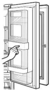 LG LFXS28596D - Compartiment Porte dans la porte - 1