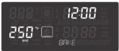 LG LSWS307ST - Displays for the BAKE mode - 1
