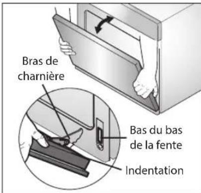 LG LSWS307ST - Remetre en place la porte - 1