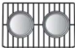 LG LSWS307ST - Emplacement de la grille et de la casserole - 3