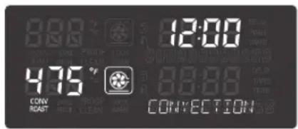 LG LSWS307ST - Displays for the CONV. ROAST mode - 1
