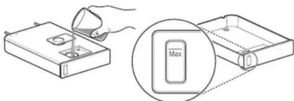 LG LWC3063ST - Utilisation du réservoir d'eau - 2