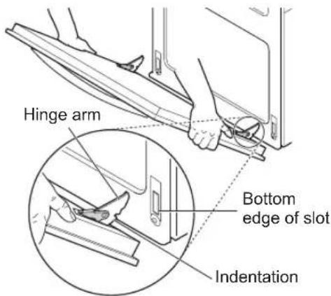 LG LWC3063ST - Replacing the Door - 1