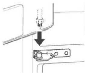 LG LFXC22596S - Installation de la porte gauche du réfrigérateur - 1