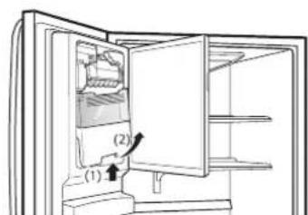 LG LFXC22596S - Detaching the In-Door Ice Bin - 2