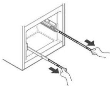 LG LFXC22596S - Assemblage des tiroirs du concélateur - 1