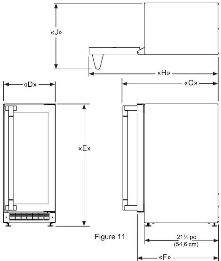 LYNX LM15WINEL - DIMENSIONS DU PRODUIT - 1