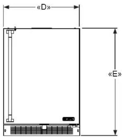 LYNX LM24REFL - DIMENSIONS DU PRODUIT - 2