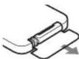 SONY CPFIP001 - Preparing the remote - 1