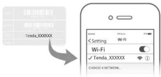 Tenda AC21 - Connect your devices to the new router III. Set up the new router for internet access - 1