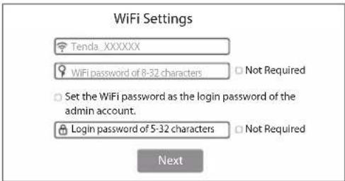 Tenda AC21 - Connect your devices to the new router III. Set up the new router for internet access - 8