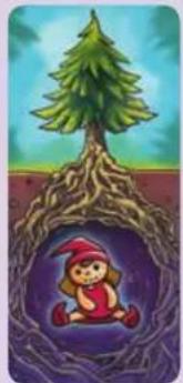 Huch! & Friends Gigi Gnomo - Does the tree show exactly the same treasure as shown on the space where your piece has landed? - 1