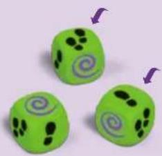 Huch! & Friends Gigi Gnomo - Do the dice show footprints? - 1