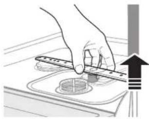 SAMSUNG DW5363PGWQ - Limpieza de los brazos aspersores - 2