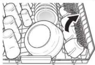 SAMSUNG DW5363PGWQ - Uso de las bandejas para tazas - 2