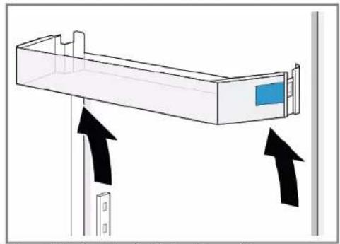 CONSTRUCTA CK733EWEA - Remover a prateleira da porta ajustavel - 1