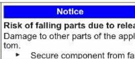 CONSTRUCTA CK733EWEA - Replacing door upper hinge - 10