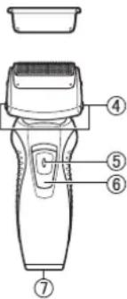 PANASONIC ESRW31 - Identification des pièces - 1