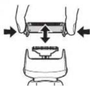 PANASONIC ESRW31 - ▶ Replacing the outer foil - 1