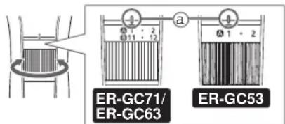 PANASONIC ERGC53 - Jak nastavit výšku zastřihování - 1