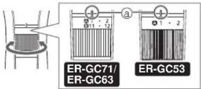 PANASONIC ERGC53 - Einstellen der Schnitthöhe - 1