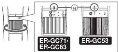 PANASONIC ERGC53 - A nyírási hossz igazítása - 1