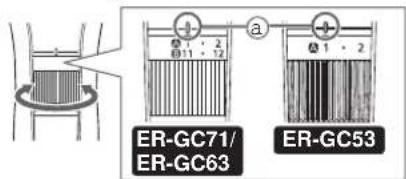 PANASONIC ERGC53 - Hur man justerar trimlängden - 1