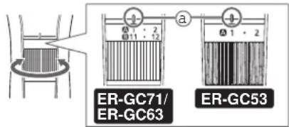 PANASONIC ERGC53 - Sådan justeres trimmelængden - 1