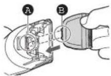 PANASONIC ERGC53 - Montarea lamei - 1