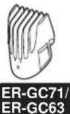PANASONIC ERGC53 - ▶ Utbytbara delar - 3