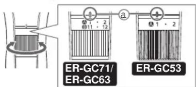 PANASONIC ERGC53 - How to adjust the trimming height - 1