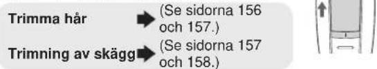 PANASONIC ERGC53 - Använda hårklippningsmaskinen - 1