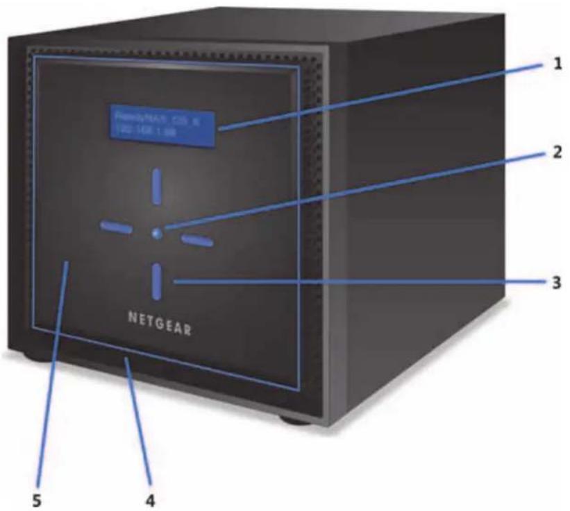 NETGEAR RN31211D - 前面と側面 - 1