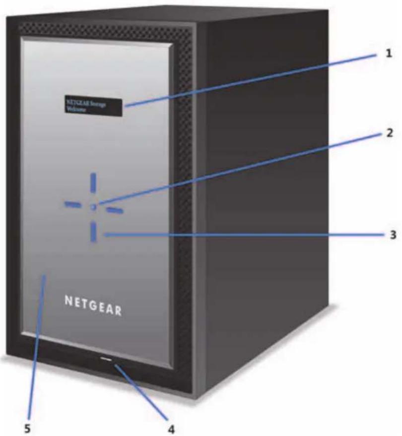 NETGEAR RN31211D - 前面と側面 - 1
