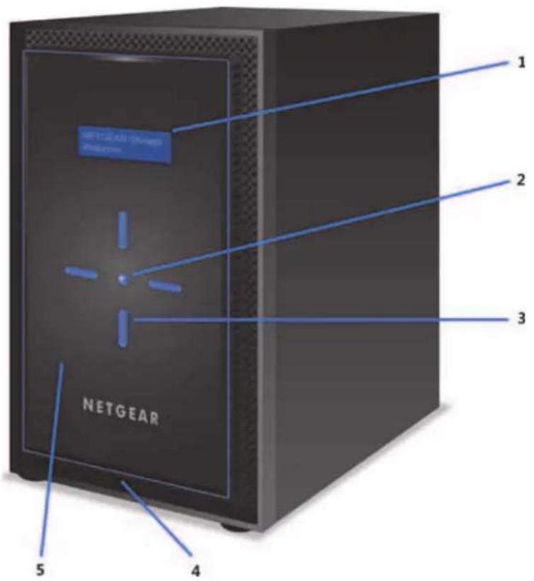 NETGEAR RN31211D - 前面と側面 - 1