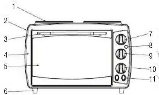 Mellerware Horizon 27803BK - 1