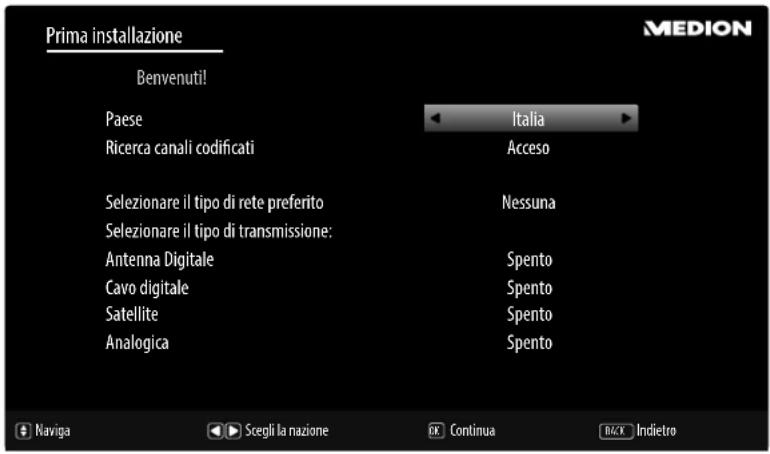 MEDION LIFE P15026 (MD 31326) - Ricerca dei canali dopo la prima accensione - 2