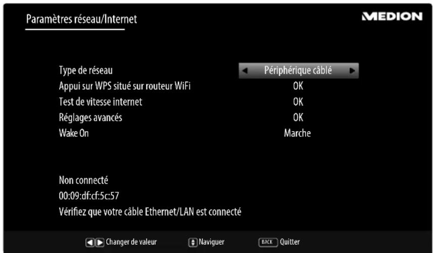 MEDION LIFE P13936 - Paramètres de réseau/Internet - 1