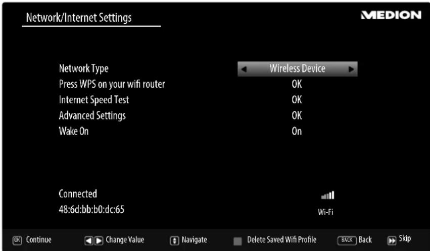 MEDION LIFE P13936 - Network/Internet settings - 1