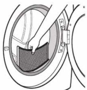 AMANA NED5800HW - Clean the lint screen - 1