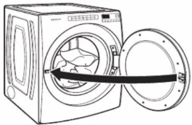 AMANA NED5800HW - Charger la secheuse - 1