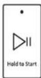 AMANA NED5800HW - Touch and hold START/PAUSE to begin cycle - 1