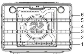 AMANA AWO6313SFB - Grilles - 1