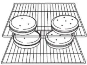 AMANA AWO6313SFB - Baking Layer Cakes on 2 Racks - 1