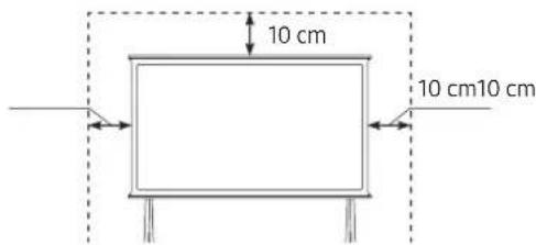 SAMSUNG The Serif QE55LS01TAU - Ventilation adaptée de votre téléviseur - 1